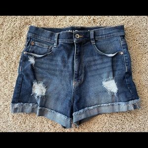 Wallflower Stellar High Rise Jean Shorts Size 11